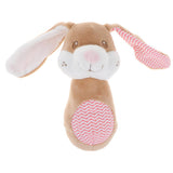 Maxbell Cartoon Stuffed Animal Baby Infant Soft Plush Hand Rattle Toy Gift - Rabbit