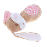 Maxbell Cartoon Stuffed Animal Baby Infant Soft Plush Hand Rattle Toy Gift - Rabbit