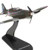 Maxbell 1/72 Diecast Warplane France Morane Saulnier MS.406 WWII Army Model Toy