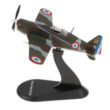 Maxbell 1/72 Diecast Warplane France Morane Saulnier MS.406 WWII Army Model Toy