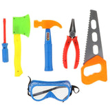 Maxbell Construction Worker Costume Role Play Kit Set - Children Kids Boys Dress Up Educational Toy w/ Repair Tool Kit - Aladdin Shoppers