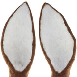 Maxbell 1 Pair Realistic Faux Fur Deer Ear Animal Model Figures Home Decor –Brown - Aladdin Shoppers