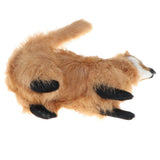 Maxbell Realistic Faux Fur Weasel Animal Model Figures DIY Home Decoration