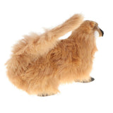 Maxbell Realistic Faux Fur Weasel Animal Model Figures DIY Home Decoration