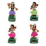 Maxbell Maxbell Dancing Hula Hawaiian Girl Figure Model Solar Science Toy Home Collectable Car Decor #B