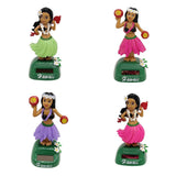 Maxbell Maxbell Dancing Hula Hawaiian Girl Figure Model Solar Science Toy Home Collectable Car Decor #B