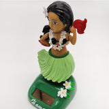 Maxbell Maxbell Dancing Hula Hawaiian Girl Figure Model Solar Science Toy Home Collectable Car Decor #B