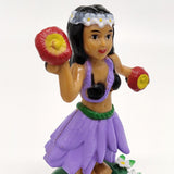 Maxbell Maxbell Solar Powered Dancing Hawaii Girl Swing Figure Joke Toy Home Car Decor #F