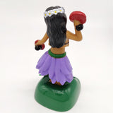 Maxbell Maxbell Solar Powered Dancing Hawaii Girl Swing Figure Joke Toy Home Car Decor #F