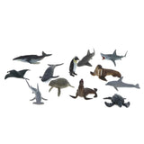 24 Pieces Realistic Mixed Plastic Marine Animals Kids Toy Party Bag Favors