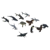 24 Pieces Realistic Mixed Plastic Marine Animals Kids Toy Party Bag Favors