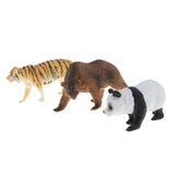 Maxbell Maxbell 12 Pieces Realistic Mixed Plastic Zoo Animals Kids Toy Party Bag Favors