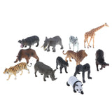 Maxbell Maxbell 12 Pieces Realistic Mixed Plastic Zoo Animals Kids Toy Party Bag Favors