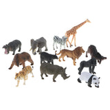 Maxbell Maxbell 12 Pieces Realistic Mixed Plastic Zoo Animals Kids Toy Party Bag Favors