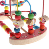 Maxbell Maxbell Bead Maze Roller Coaster Wooden Educational Circle Toy for Toddler Candy