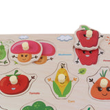 2 Piece Wooden Peg Jigsaw Puzzle Kids Preschool Educational Toy Gift 04