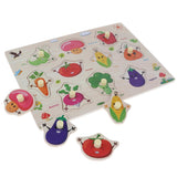 2 Piece Wooden Peg Jigsaw Puzzle Kids Preschool Educational Toy Gift 04