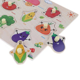 2 Piece Wooden Peg Jigsaw Puzzle Kids Preschool Educational Toy Gift 04