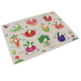 2 Piece Wooden Peg Jigsaw Puzzle Kids Preschool Educational Toy Gift 04