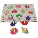 2 Piece Wooden Peg Jigsaw Puzzle Kids Preschool Educational Toy Gift 04