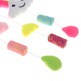 Maxbell Baby Rainbow & Clouds Handbell Hanging Rattles Soft Plush Stroller Crib Toy