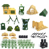 Maxbell 300 Pieces of Plastic Army Men Action Figures, Military Soldier Playset with Tank, Airplane and Artillery, Boys Toy Gift - Aladdin Shoppers