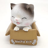 Maxbell Maxbell Nodding Lucky Cat Pet Toy Bobbing Figure Doll Car Auto Interior Ornaments