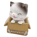 Maxbell Maxbell Nodding Lucky Cat Pet Toy Bobbing Figure Doll Car Auto Interior Ornaments