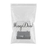 Maxbell 3x3x3.5cm Transparent Dustproof Display Case with Balck Base For Rock & Mineral Collection - Aladdin Shoppers