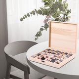 Maxbell Rock & Mineral Collection - Igneous Rock Set Geology Specimens Earth Science Educational - Wooden Box Of 30 pieces Assorted Magmatic Rocks - Aladdin Shoppers