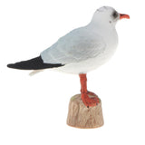 Maxbell 3 Inch Plastic Black-headed Gull Wild Animal Figurine Toy for Kids Toddlers, Kids Birthday Christmas Gift Home Desk Decor - Aladdin Shoppers