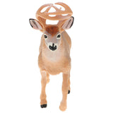 Maxbell 6.9 Inch Yellow White-tailed Deer Wild Animal Figurine Toy for Kids Toddlers, Kids Birthday Christmas Gift Home Desk Decor - Aladdin Shoppers