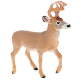 Maxbell 6.9 Inch Yellow White-tailed Deer Wild Animal Figurine Toy for Kids Toddlers, Kids Birthday Christmas Gift Home Desk Decor - Aladdin Shoppers