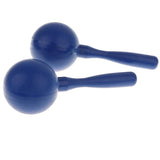 Maxbell Maxbell 1 Pair Plastic Hand Percussion Maraca Children Musical Instrument Toy Blue