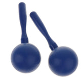 Maxbell Maxbell 1 Pair Plastic Hand Percussion Maraca Children Musical Instrument Toy Blue