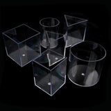 Maxbell Maxbell 6 Pieces Clear Scaled Geometry Graduated Glass Measuring Cups Kids Early Learning Science Toy Lab Equipment