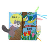 Maxbell Maxbell Color & Shape Cognize 4 Pages Non-toxic Cloth Book Kids Educational Toy Readings –Animal Tail