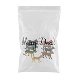 Maxbell Maxbell 10 Pieces Realistic Plastic Zoo Animals Kids Toy Party Bag Favors Leopard