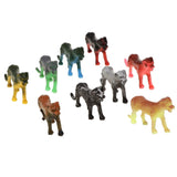 Maxbell Maxbell 10 Pieces Realistic Plastic Zoo Animals Kids Toy Party Bag Favors Leopard