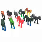 Maxbell Maxbell 10 Pieces Realistic Plastic Zoo Animals Kids Toy Party Bag Favors Leopard