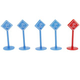 Maxbell 20pcs Plastic Car Toy Accessories Street Traffic Light Road Signs Playset Toy Kids Educational -Parking Lot Directions - Aladdin Shoppers