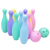 Maxbell Maxbell 12Pcs Plastic Mini Bowling Ball Play Set Kids Indoor Outdoor Game Toy Gift