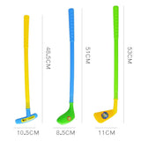 Maxbell 9Pcs Plastic Mini Golf Play Set Kids Golf Club Set Outdoor Sports Toy - Blue - Aladdin Shoppers