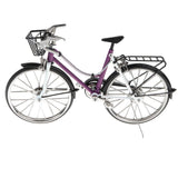 Maxbell 1/10 Scale Simulation Alloy Diecast Racing Exquisite Bike Sport Bicycle Model Hobbies Games Toy Collections Purple - Aladdin Shoppers