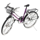 Maxbell 1/10 Scale Simulation Alloy Diecast Racing Exquisite Bike Sport Bicycle Model Hobbies Games Toy Collections Purple - Aladdin Shoppers