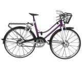 Maxbell 1/10 Scale Simulation Alloy Diecast Racing Exquisite Bike Sport Bicycle Model Hobbies Games Toy Collections Purple - Aladdin Shoppers