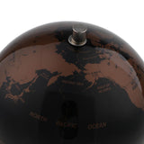 Maxbell Maxbell 5.5 Inch Small Black Golden Illuminated World Globe Alloy Desktop Rotating World Map Globe, Kids Educational Toy Gift