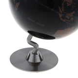 Maxbell Maxbell 5.5 Inch Small Black Golden Illuminated World Globe Alloy Desktop Rotating World Map Globe, Kids Educational Toy Gift