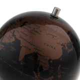 Maxbell Maxbell 5.5 Inch Small Black Golden Illuminated World Globe Alloy Desktop Rotating World Map Globe, Kids Educational Toy Gift