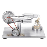 Maxbell Hot Air Stirling Engine Model Kits Physical Motor Power Electricity Generator Science Toy Educational - Aladdin Shoppers